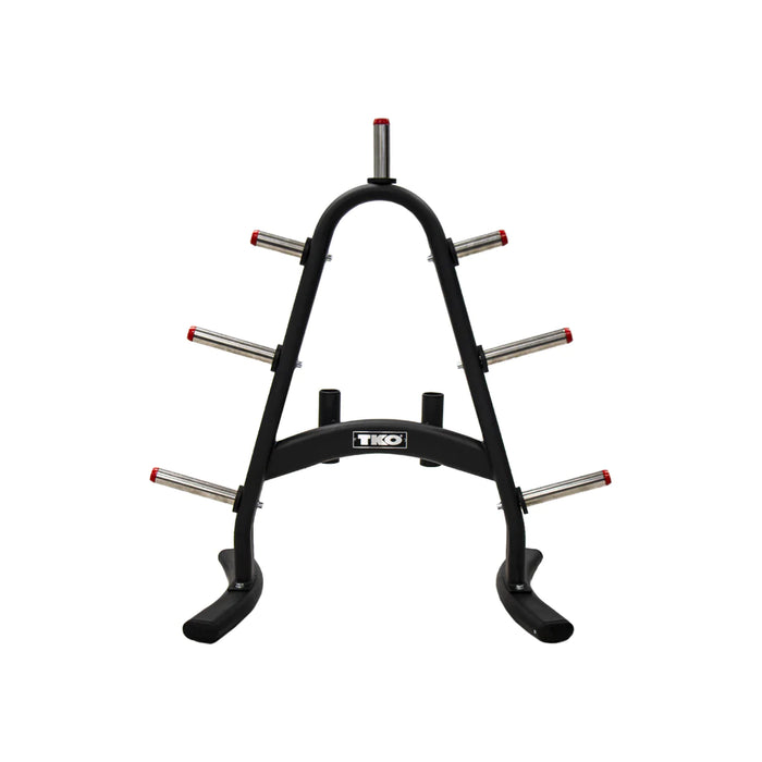 TKO Olympic Weight Plate Tree with Bar Holders