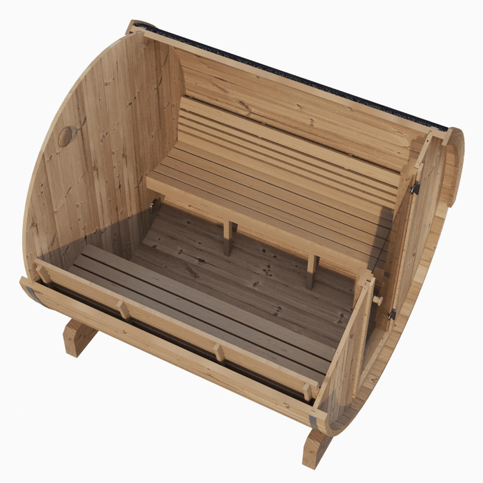 SaunaLife Ergo-Series Model E7 4-Person Sauna Barrel