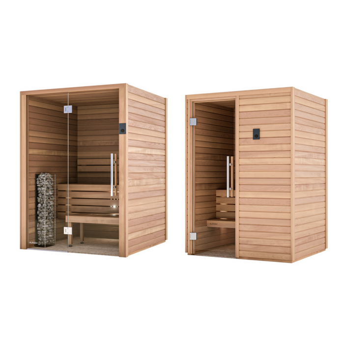 Auroom Cala 2-Person Wood Indoor Cabin Sauna