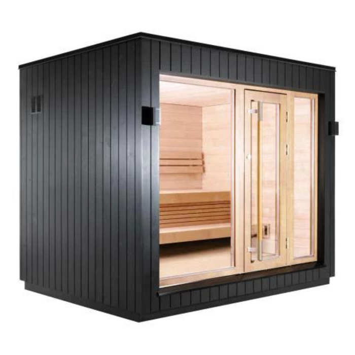 SaunaLife Garden-Series Model G7 Pre-Assembled 6-Person Outdoor Home Sauna