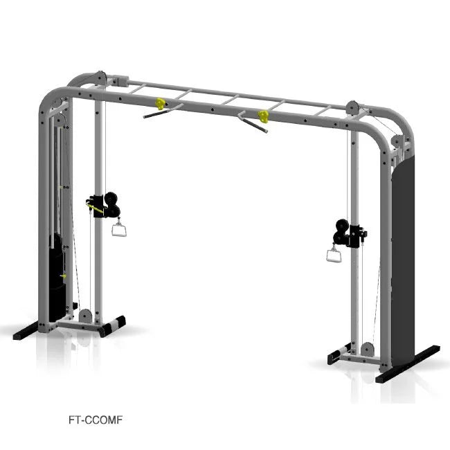 Inflight Fitness Cable Crossover With Multi-Functional Crossbeam