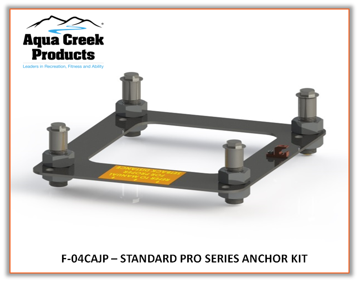 Aqua Creek F-04CAJP Pro Series Standard Anchor Kit