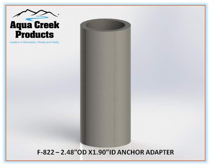 Aqua Creek Revolution & Mighty Series Anchor Adapter For Existing 2-1/2-in OD x 1.95-in ID Anchors