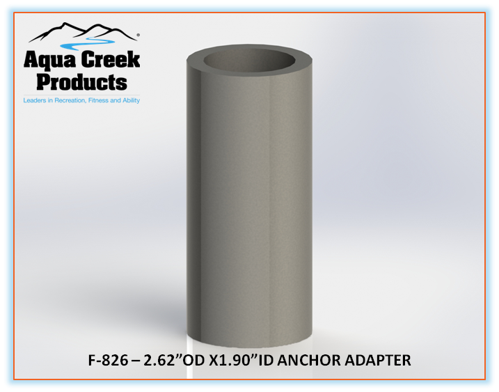 Aqua Creek Revolution & Mighty Series Anchor Adapter For Existing 2-5/8-in OD x 1.95-in ID Anchors