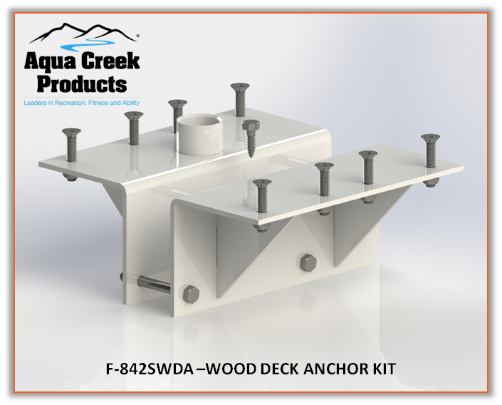 Aqua Creek Revolution & Mighty Series Wood Deck Anchor System