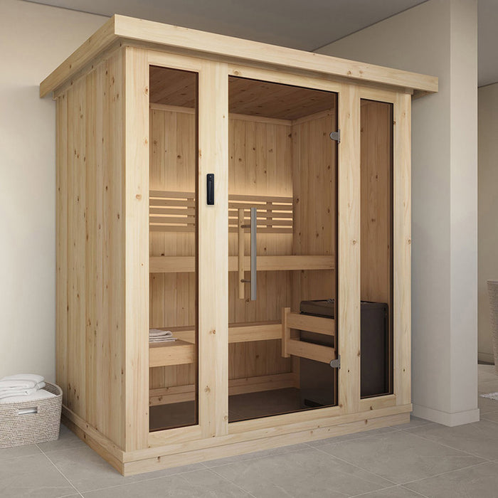 SaunaLife Xperience-Series Model X6 2-3 Person Indoor Home Sauna