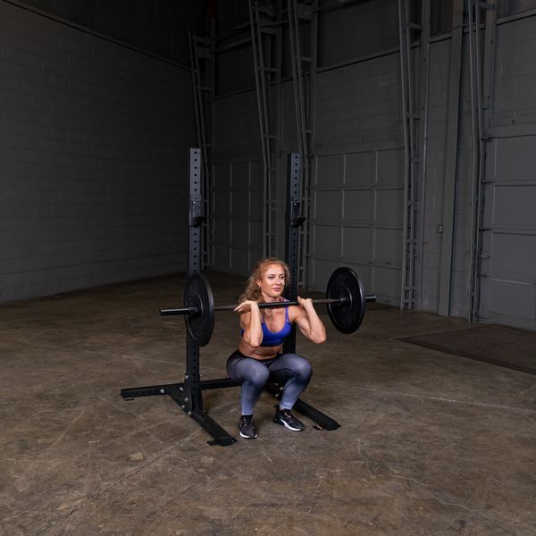 Body-Solid Total Strength Garage Gym Squat Stand Package