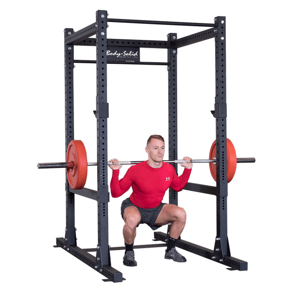 Body-Solid Total Strength Garage Gym Power Rack Package
