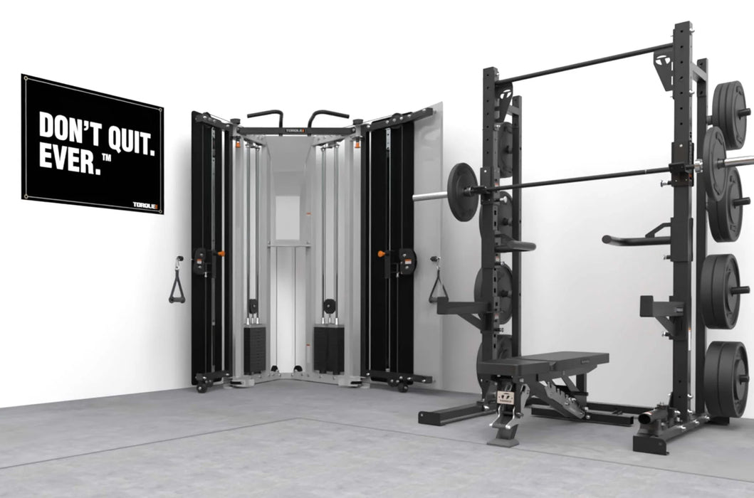 Torque High Squat Rack - Club Combo Home Gym Package