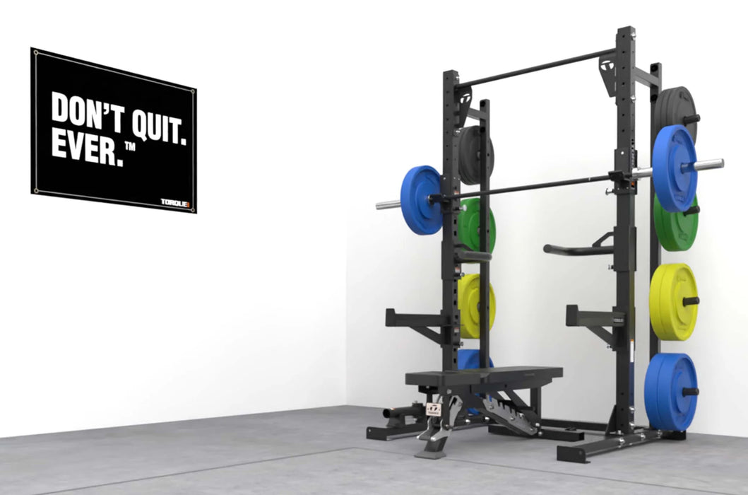 Torque High Squat Rack - Gold Home Gym Package