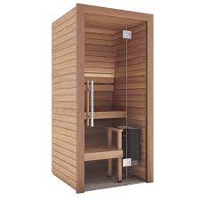 Auroom Cala 1-Person Glass Indoor Mini Sauna