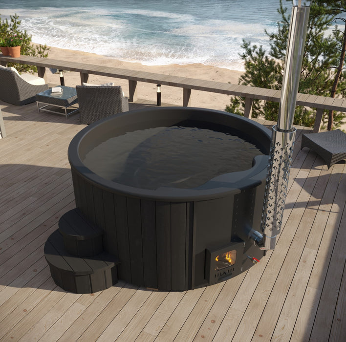 SaunaLife Model S4 Wood-Fired Hot Tub