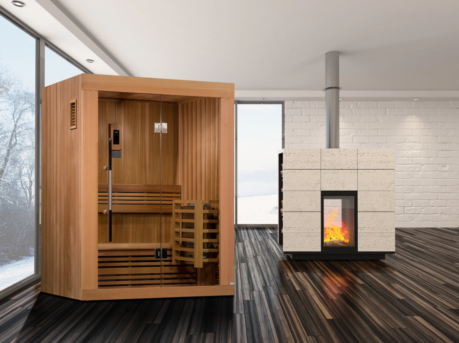 Golden Designs Sundsvall Edition 2-Person Traditional Steam Sauna