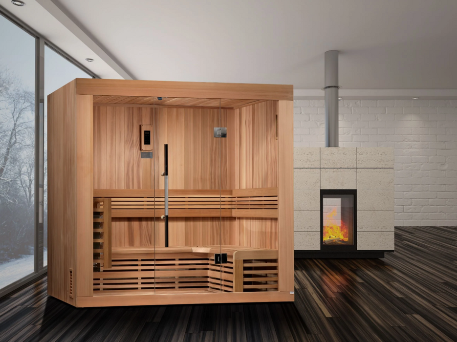 Golden Designs Copenhagen Edition 3-Person Traditional Steam Sauna