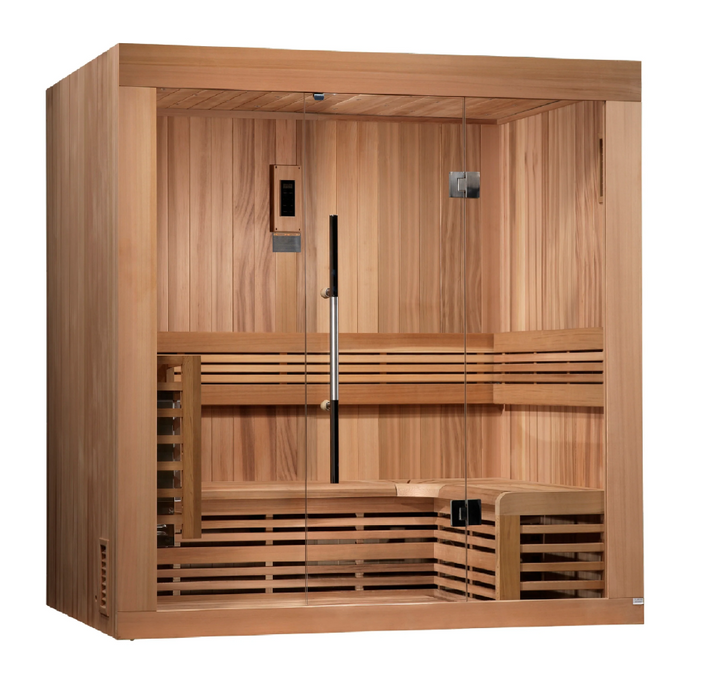 Golden Designs Copenhagen Edition 3-Person Traditional Steam Sauna