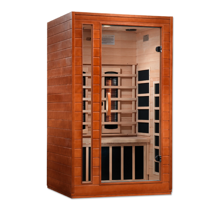 Dynamic Sauna Cardoba 2-Person Full Spectrum  Near Zero EMF (Under 2MG) FAR Infrared Sauna (Canadian Hemlock)