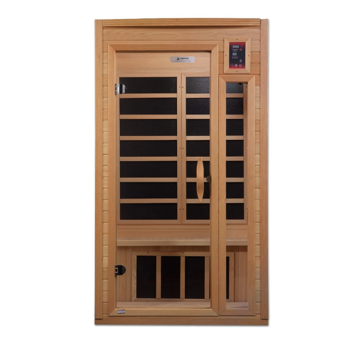 Golden Designs Geneva Elite 1-2-person PureTech Near Zero EMF (Under 2MG) FAR Infrared Sauna