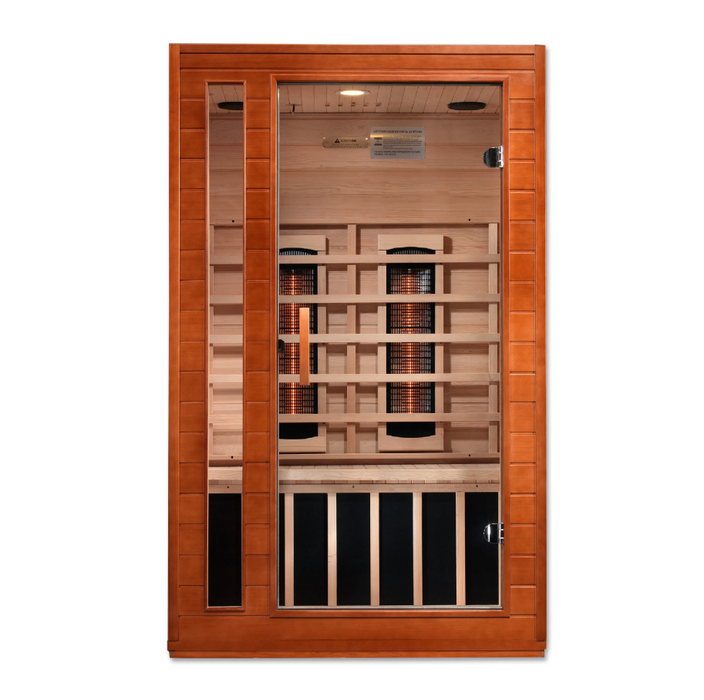 Dynamic Sauna Cardoba 2-Person Full Spectrum  Near Zero EMF (Under 2MG) FAR Infrared Sauna (Canadian Hemlock)