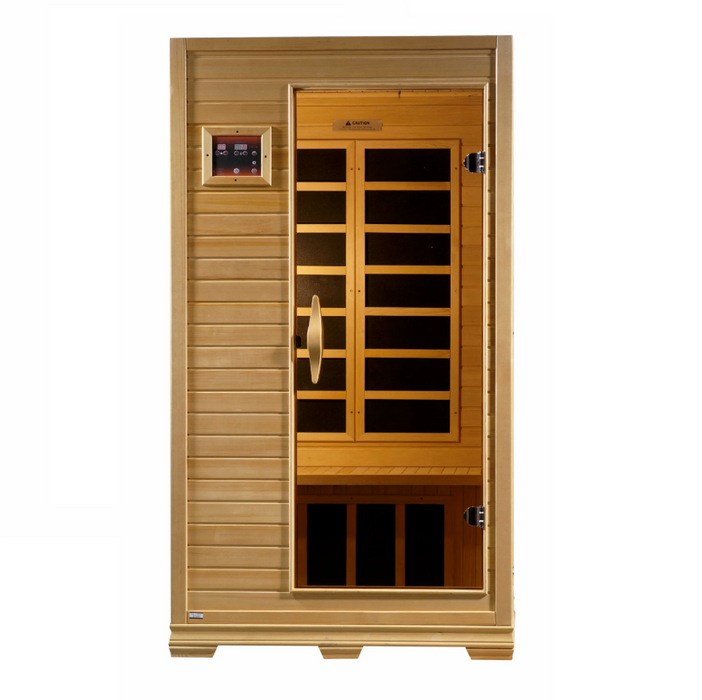 Golden Designs Studio Elite 1-2-person PureTech Near Zero EMF (Under 2MG) FAR Infrared Sauna