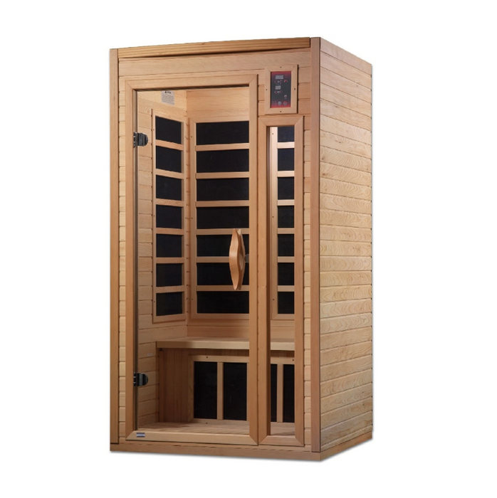 Golden Designs Geneva Elite 1-2-person PureTech Near Zero EMF (Under 2MG) FAR Infrared Sauna