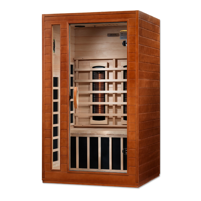 Dynamic Sauna Cardoba 2-Person Full Spectrum  Near Zero EMF (Under 2MG) FAR Infrared Sauna (Canadian Hemlock)