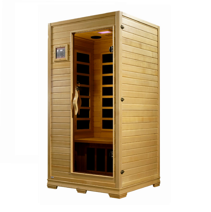 Golden Designs Studio Elite 1-2-person PureTech Near Zero EMF (Under 2MG) FAR Infrared Sauna