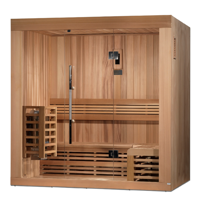 Golden Designs Copenhagen Edition 3-Person Traditional Steam Sauna