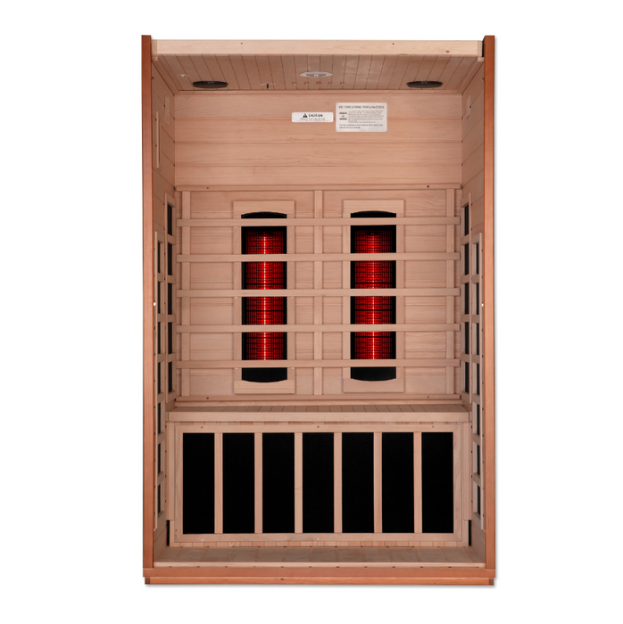 Dynamic Sauna Cardoba 2-Person Full Spectrum  Near Zero EMF (Under 2MG) FAR Infrared Sauna (Canadian Hemlock)