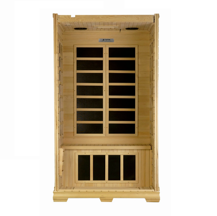 Golden Designs Studio Elite 1-2-person PureTech Near Zero EMF (Under 2MG) FAR Infrared Sauna