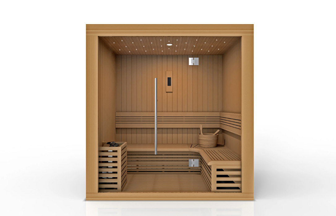 Golden Designs Copenhagen Edition 3-Person Traditional Steam Sauna