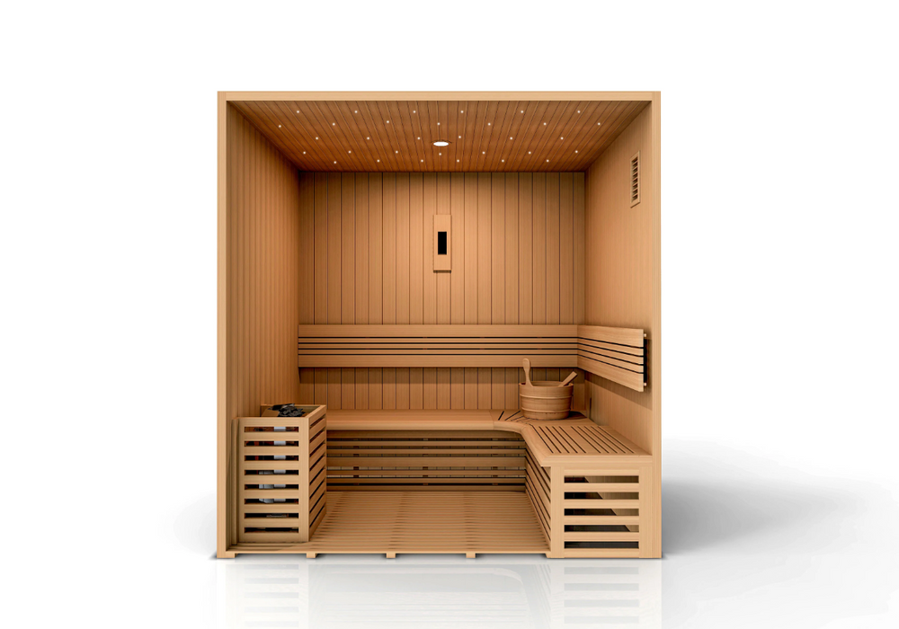 Golden Designs Copenhagen Edition 3-Person Traditional Steam Sauna