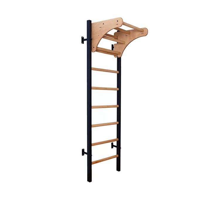 BenchK 211 Basic Wall Bar Home Gym with Wooden Pull Up Bar