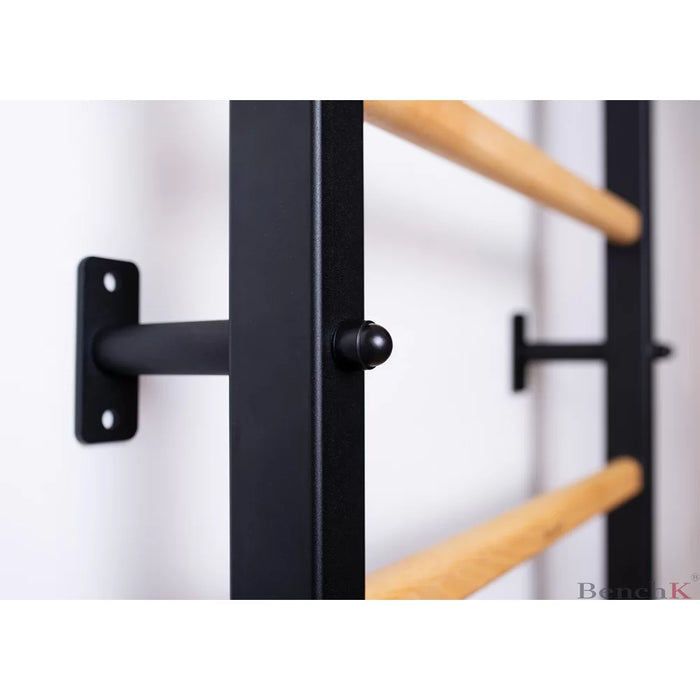 BenchK 721-A076 Basic Wall Bar Home Gym with Gymnastics Accessories