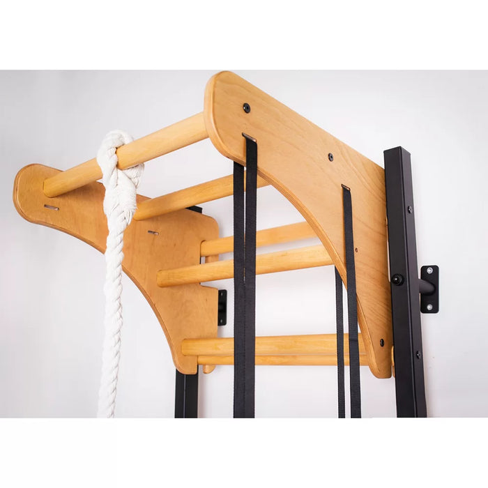 BenchK PB076 Oak Wooden Pull Up Bar