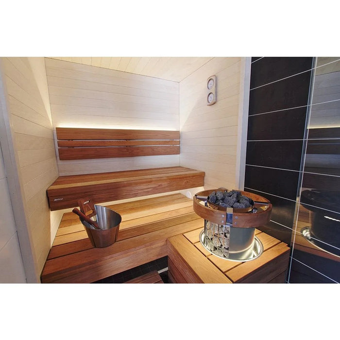 Harvia Cilindro Half Series Electric Sauna Heater with Built In Controls 6kW | 8kW | 9 kW