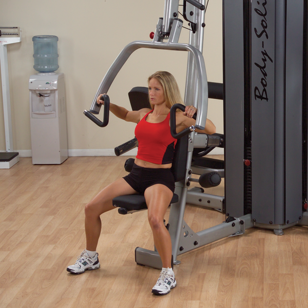 Body-Solid DGYM Dual Press-Lat Station (No Stack)