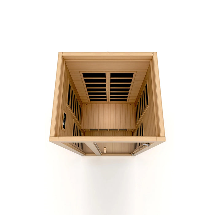 Dynamic Gracia 1-2-Person Low EMF (Under 8MG) FAR Infrared Sauna (Canadian Hemlock)
