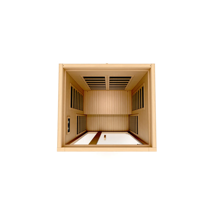 Dynamic Gracia 1-2-Person Low EMF (Under 8MG) FAR Infrared Sauna (Canadian Hemlock)