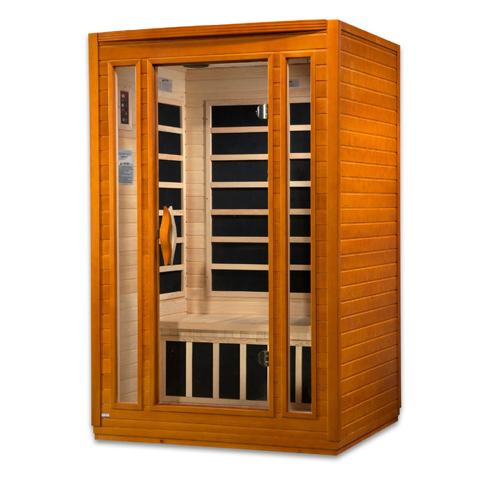 Dynamic San Marino Elite 2-person Ultra Low EMF (Under 3MG) FAR Infrared Sauna (Canadian Hemlock)