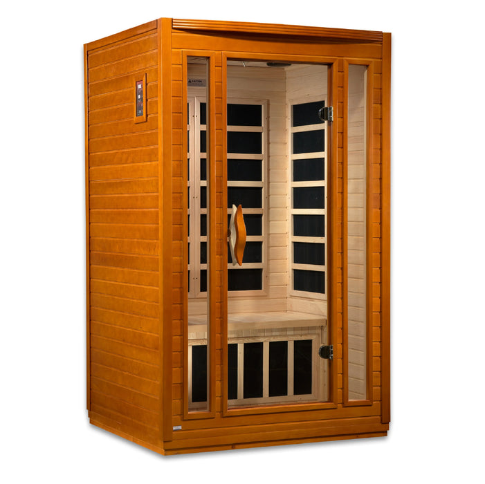 Dynamic San Marino Elite 2-person Ultra Low EMF (Under 3MG) FAR Infrared Sauna (Canadian Hemlock)