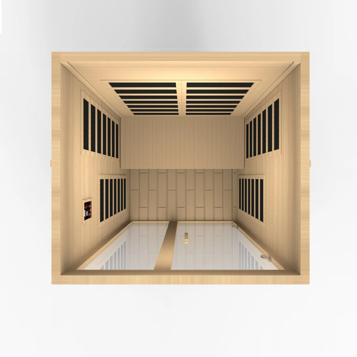 Dynamic Santiago 2-person Low EMF (Under 8MG) FAR Infrared Sauna (Canadian Hemlock)