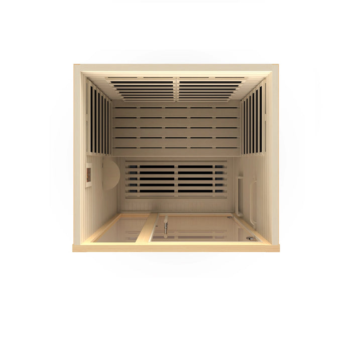 Dynamic Llumeneres 2-person Ultra Low EMF (Under 3MG) FAR Infrared Sauna (Canadian Hemlock)