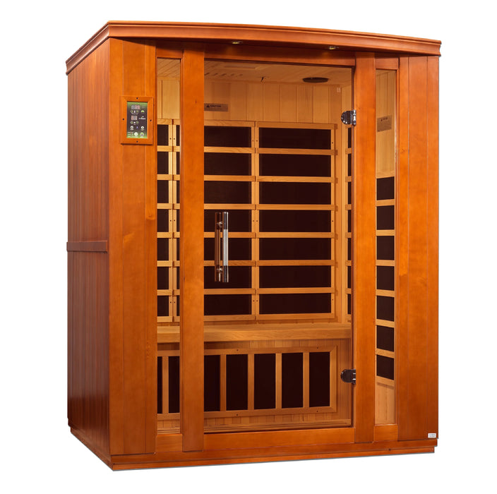 Dynamic Bellagio 3-person Low EMF (Under 8MG) FAR Infrared Sauna (Canadian Hemlock)