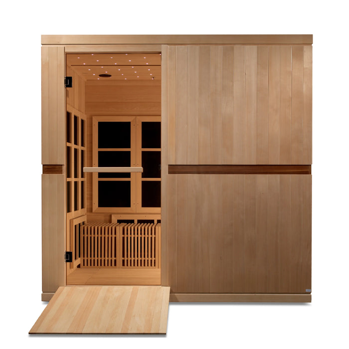 Dynamic Catalonia 8-person Ultra Low EMF (Under 3MG) FAR Infrared Sauna (Canadian Hemlock)