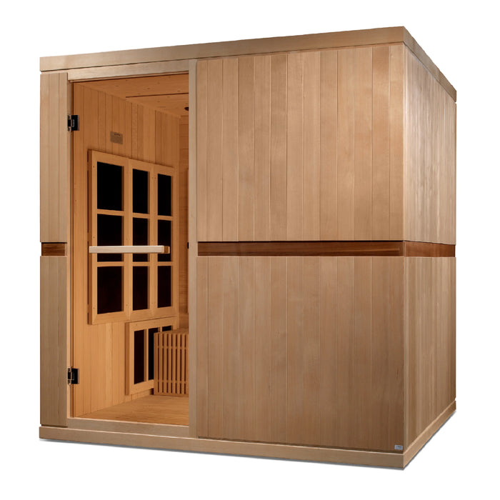 Dynamic Catalonia 8-person Ultra Low EMF (Under 3MG) FAR Infrared Sauna (Canadian Hemlock)