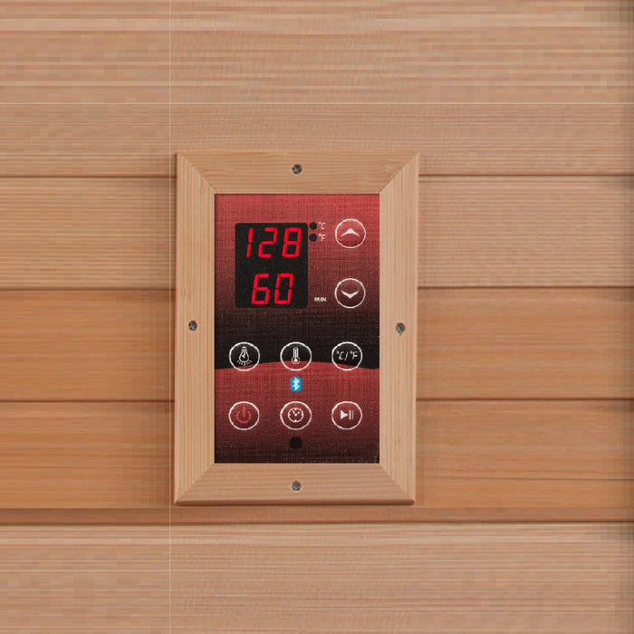 Dynamic Monaco 6-person Ultra Low EMF (Under 3MG) FAR Infrared Sauna (Canadian Hemlock)
