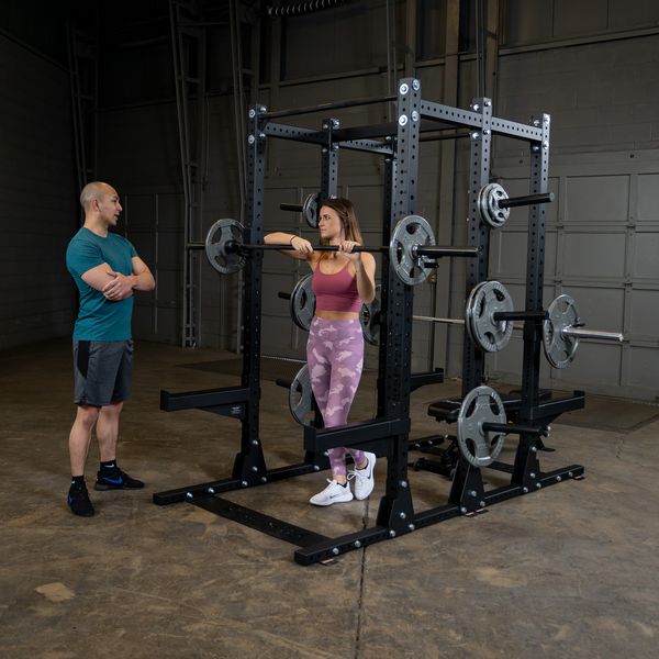 Body-Solid Pro Clubline SPR500DBL Commercial Double Half Rack