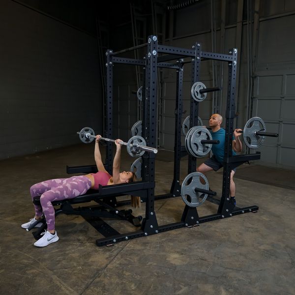 Body-Solid Pro Clubline SPR500DBL Commercial Double Half Rack