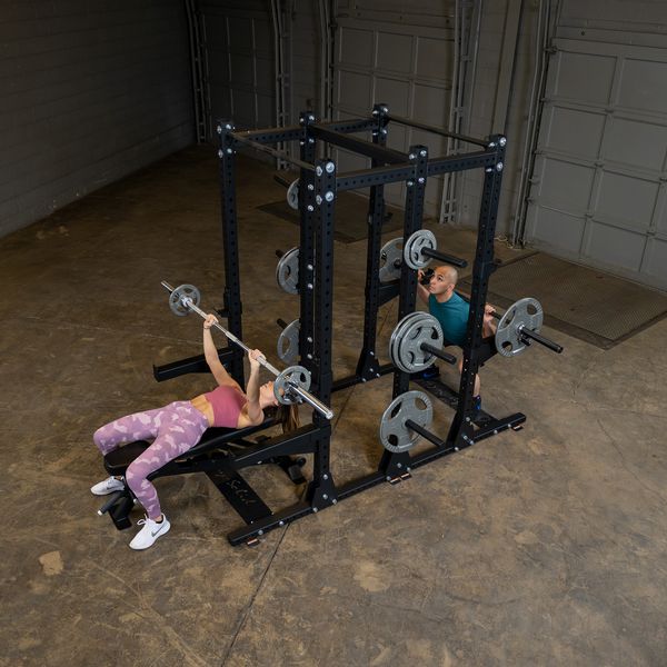 Body-Solid Pro Clubline SPR500DBL Commercial Double Half Rack