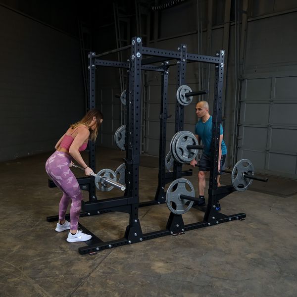 Body-Solid Pro Clubline SPR500DBL Commercial Double Half Rack